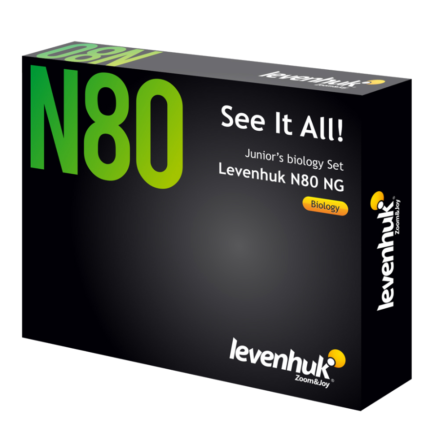 Набор микропрепаратов Levenhuk N80 NG "Увидеть все!"