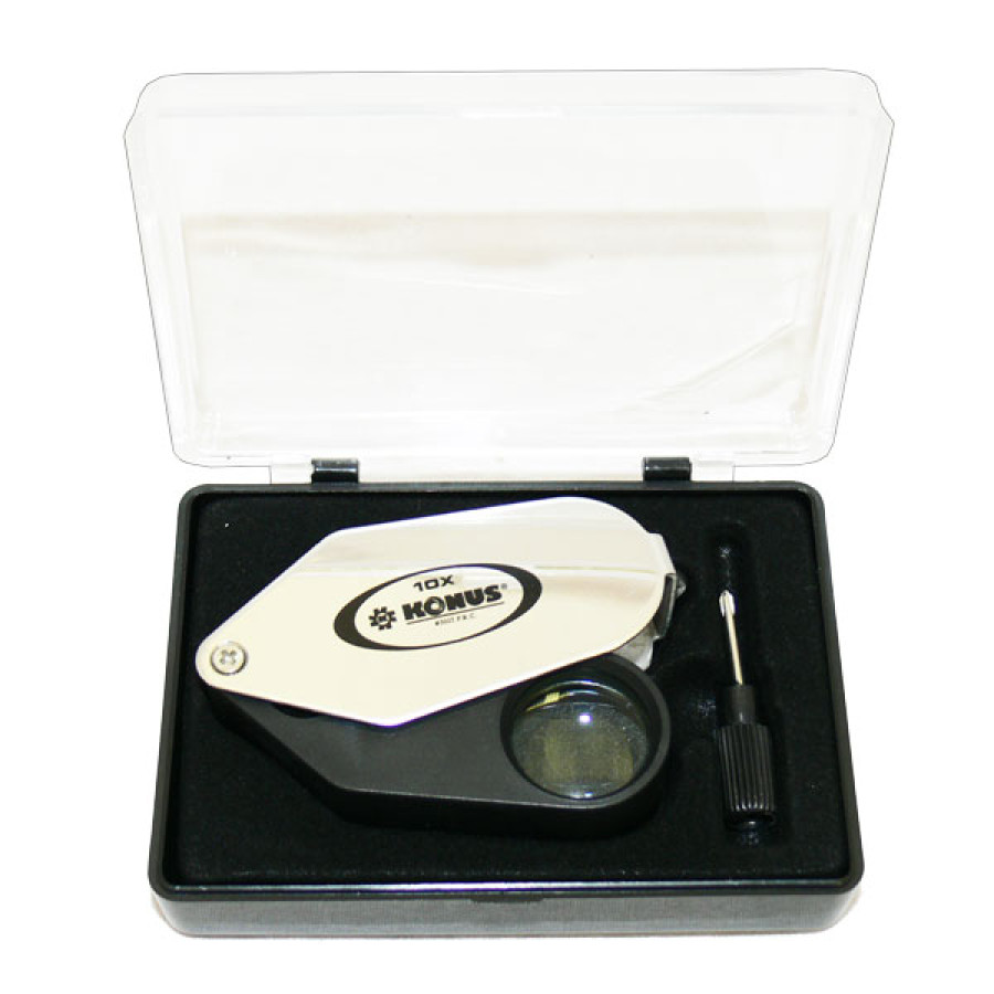 Лупа Konus Linen Tester 10x LED подсветка