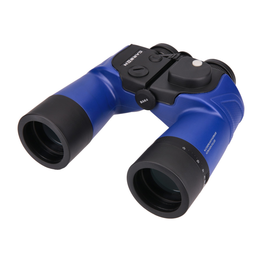 Бинокль Carbon 10x50 Blue с дальномерной сеткой и компасом