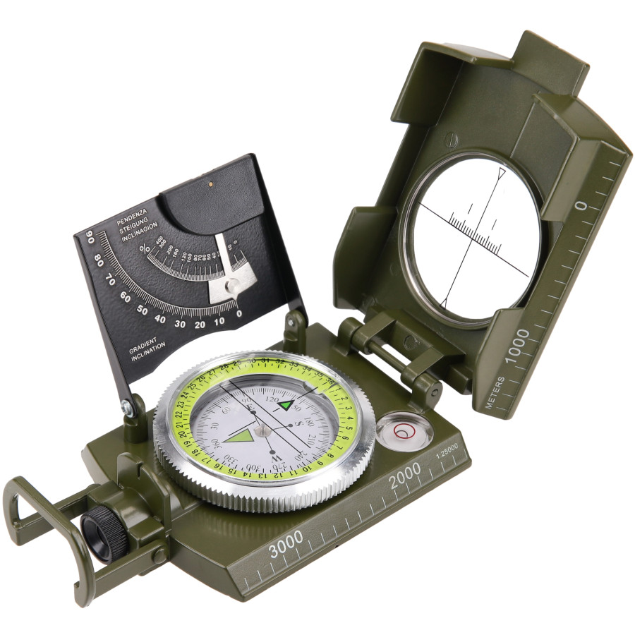 Компас Carbon Military Metal