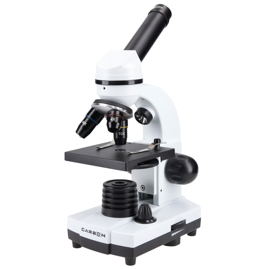 Микроскоп Carbon Biologic 40x-1600x с адаптером для смартфона и набором для экспериментов