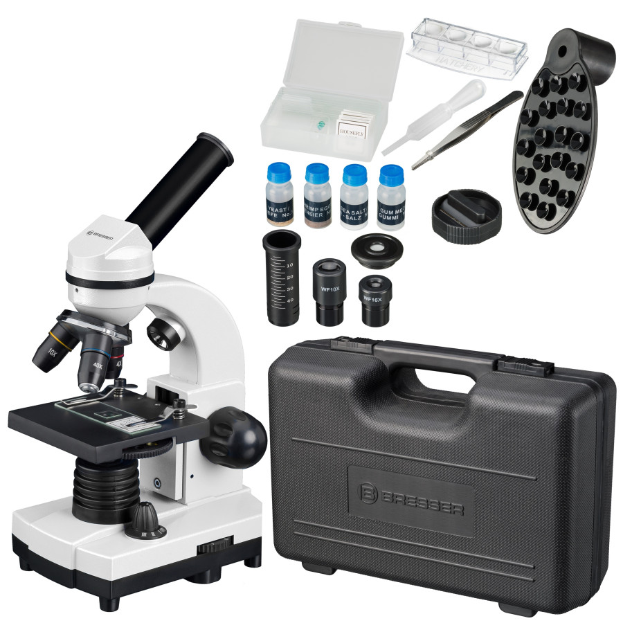 Микроскоп Bresser Biolux SEL 40x-1600x смартфон-адаптер + кейс (8855610GYE000)