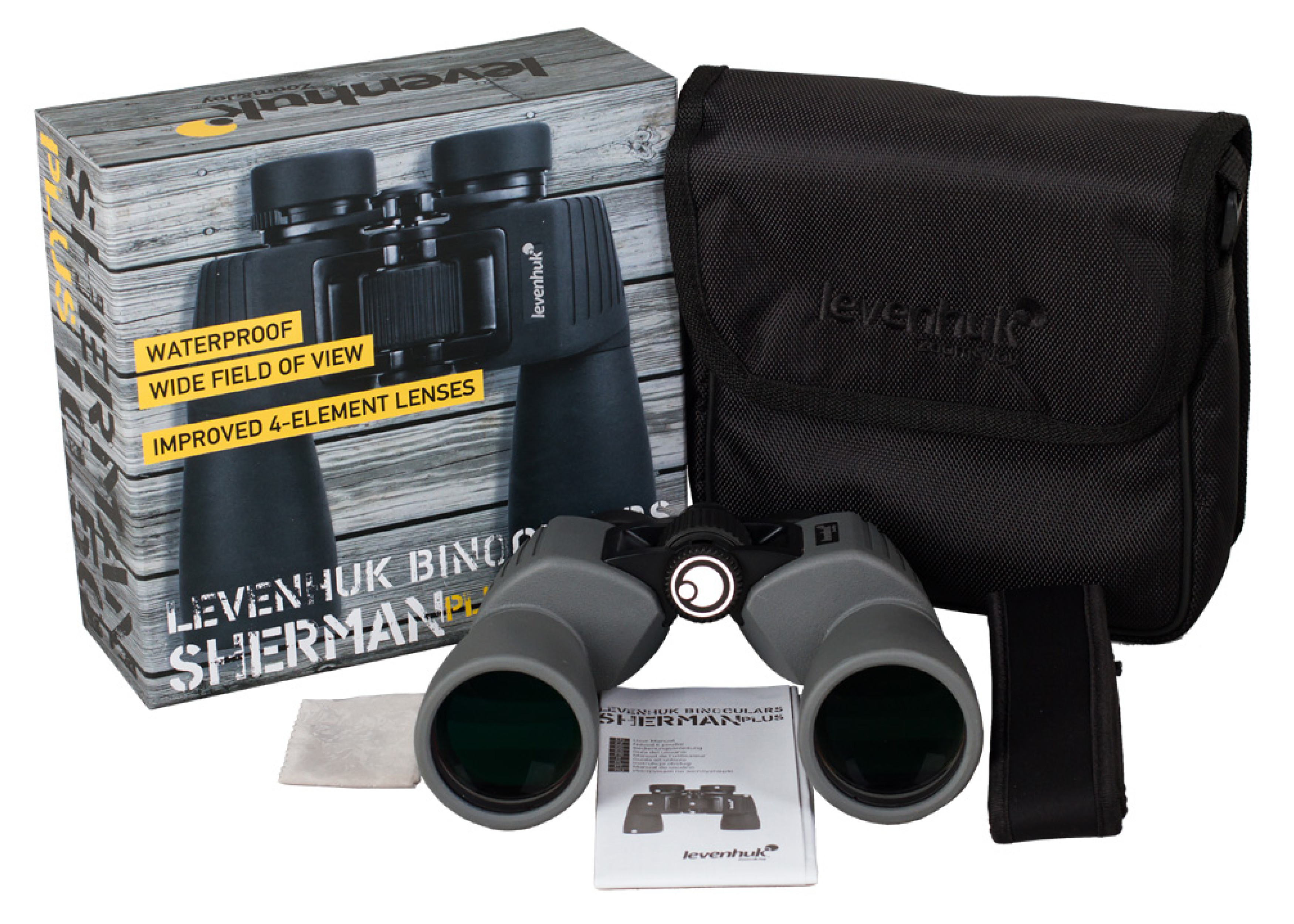 Бінокль Levenhuk Sherman PLUS 10x50