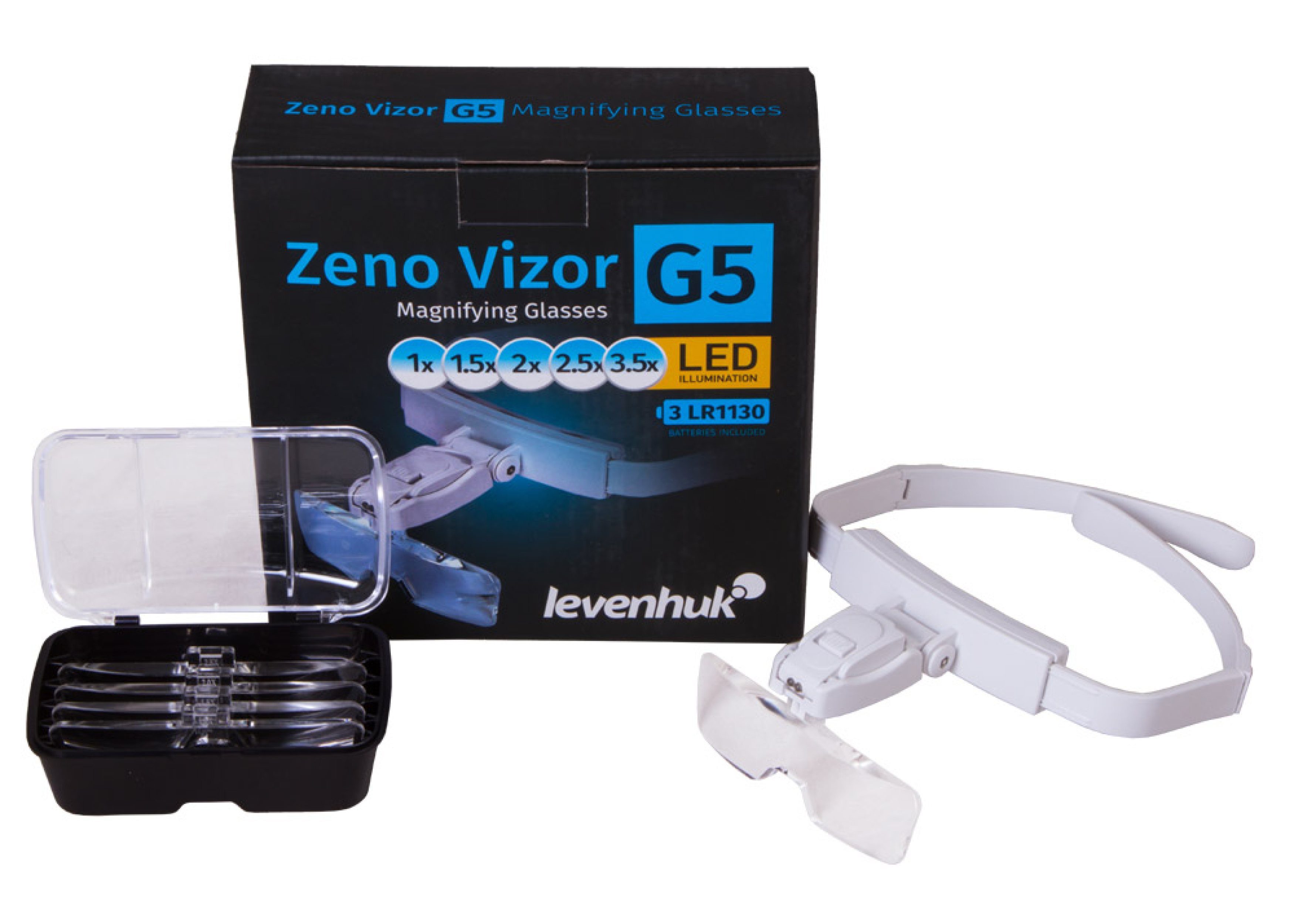 Лупа-очки Levenhuk Zeno Vizor G5