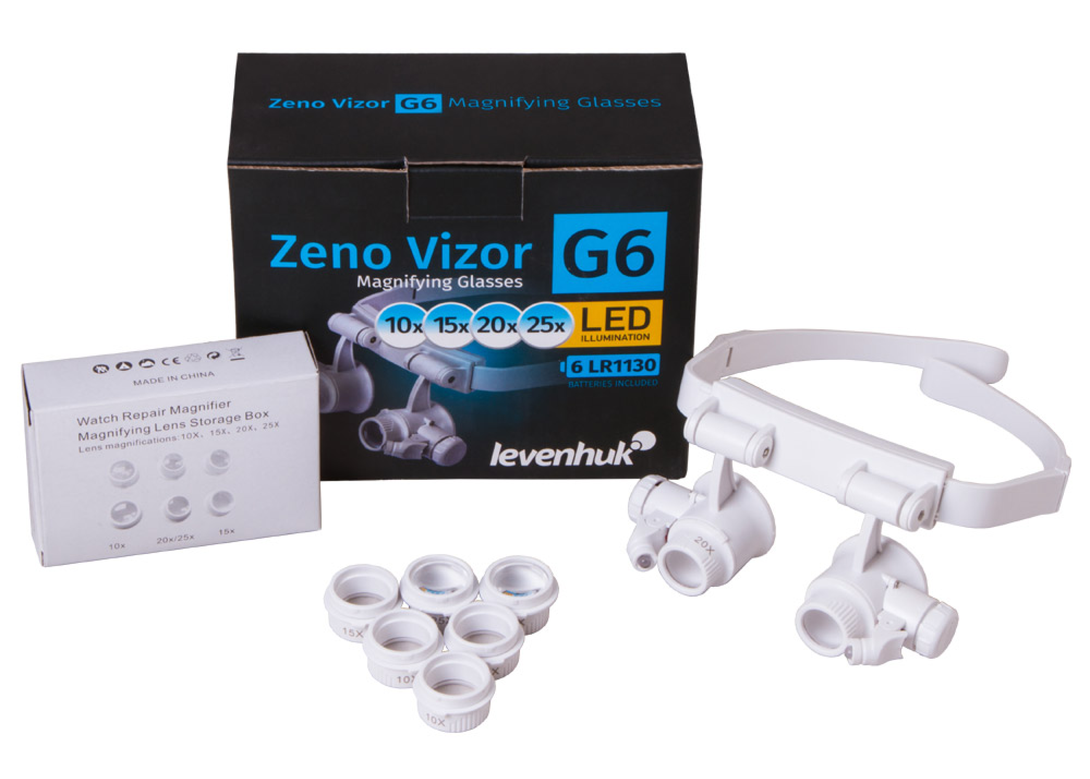 Лупа-очки Levenhuk Zeno Vizor G6