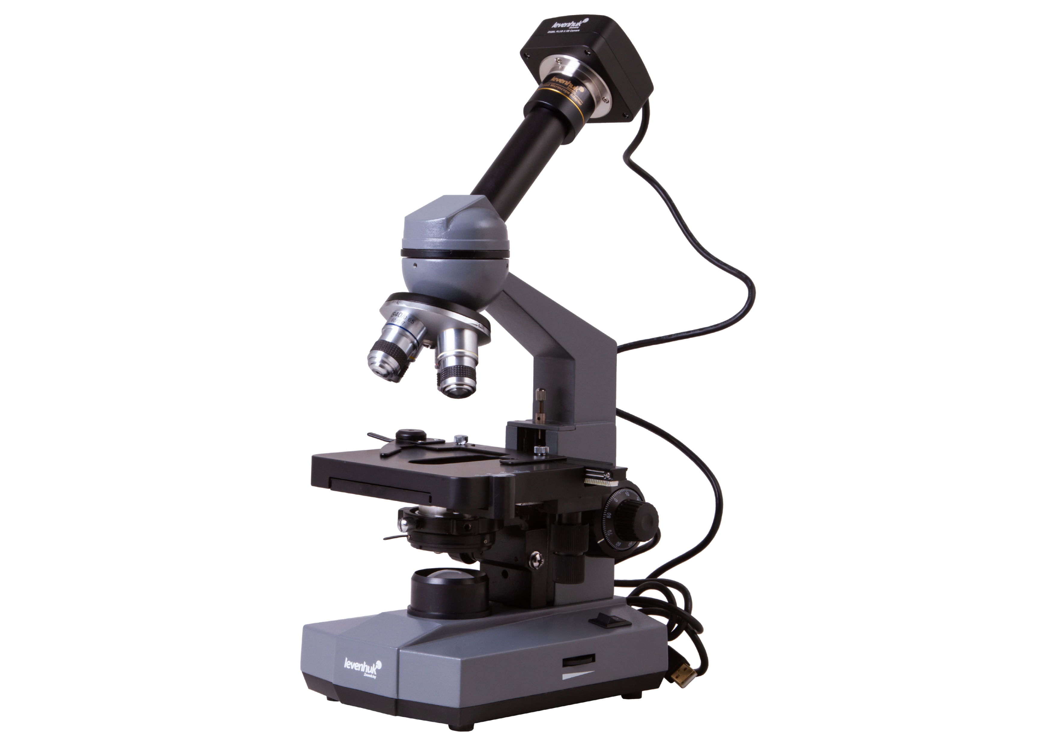 Микроскоп Levenhuk D320L PLUS, 3,1 Мпикс, монокулярный