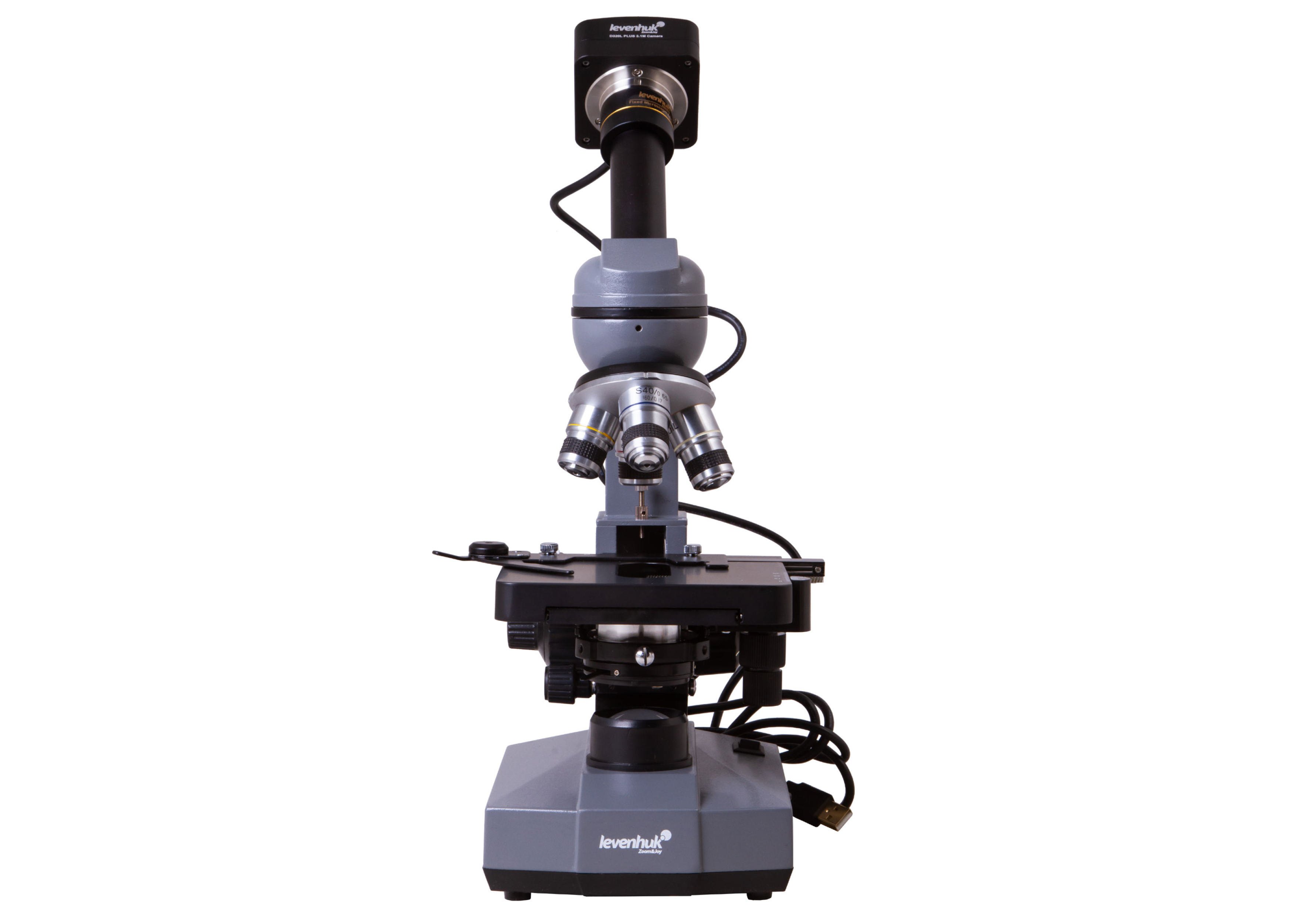 Микроскоп Levenhuk D320L PLUS, 3,1 Мпикс, монокулярный