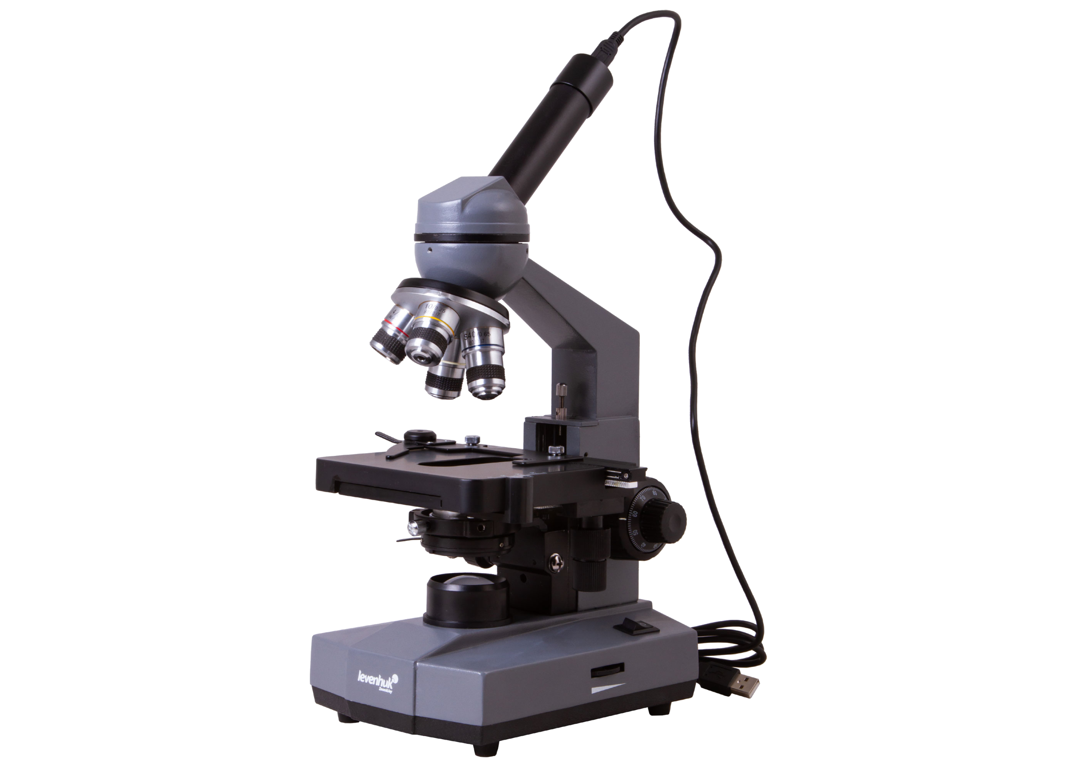 Микроскоп Levenhuk D320L BASE, 3 Мпикс, монокулярный