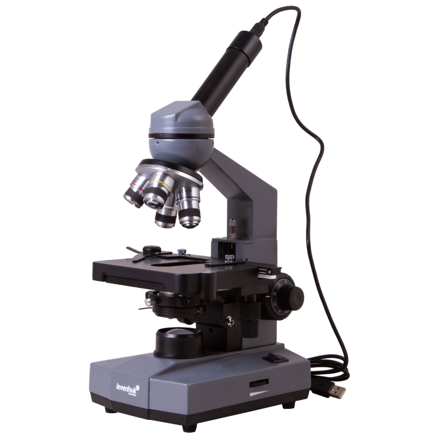 Микроскоп Levenhuk D320L BASE, 3 Мпикс, монокулярный
