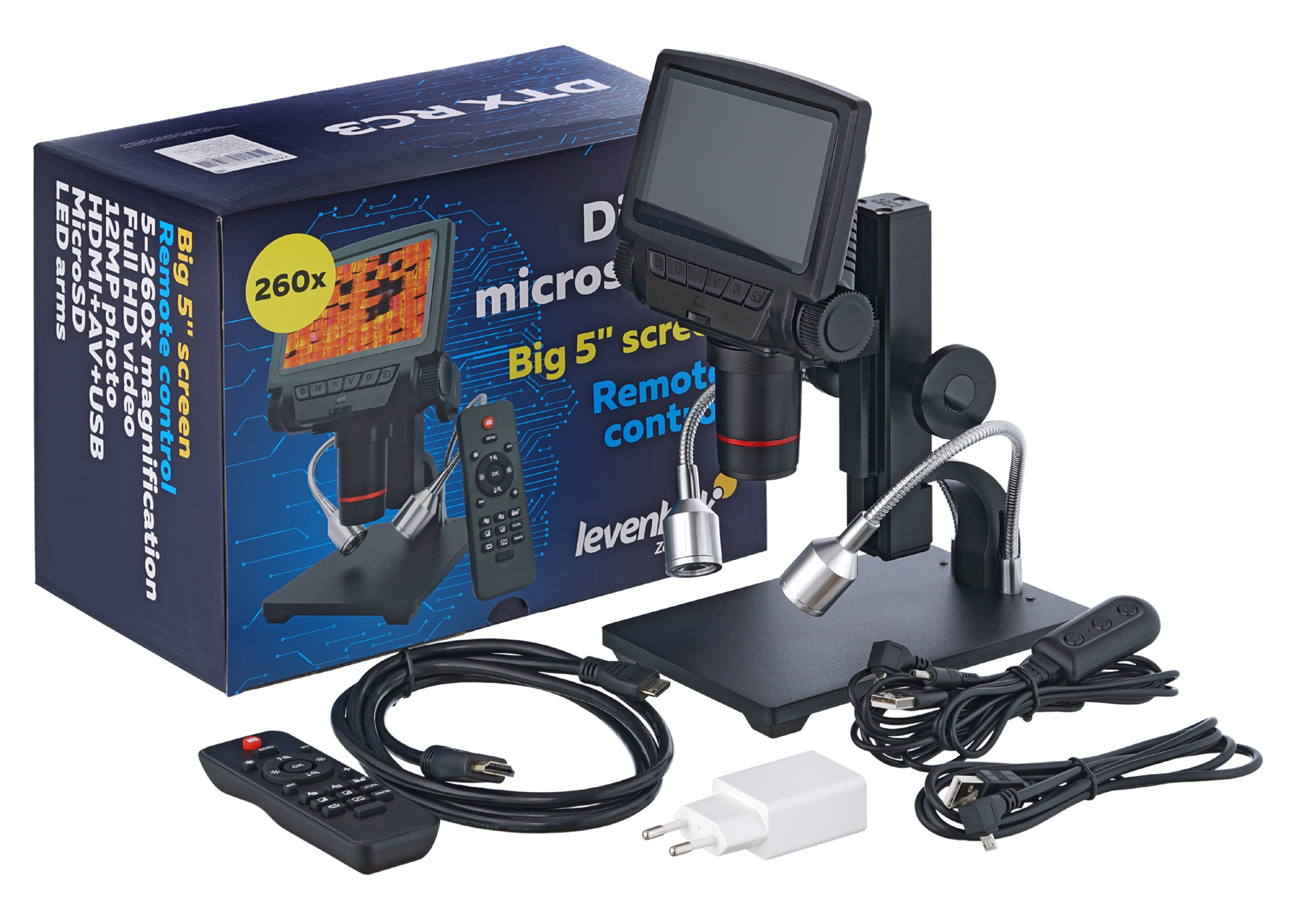 Мікроскоп Levenhuk DTX RC3