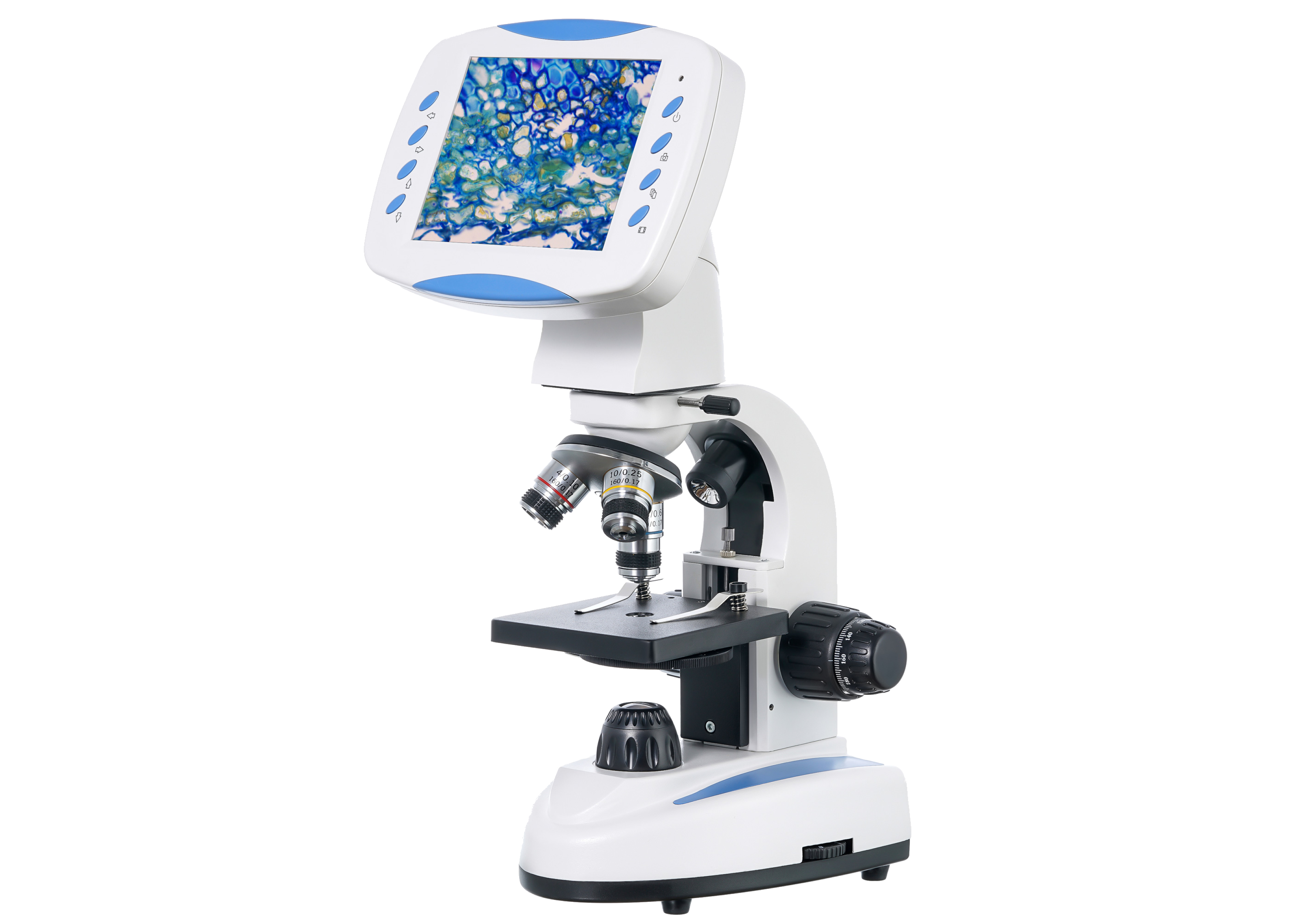 Микроскоп цифровой Levenhuk D80L LCD, монокулярный