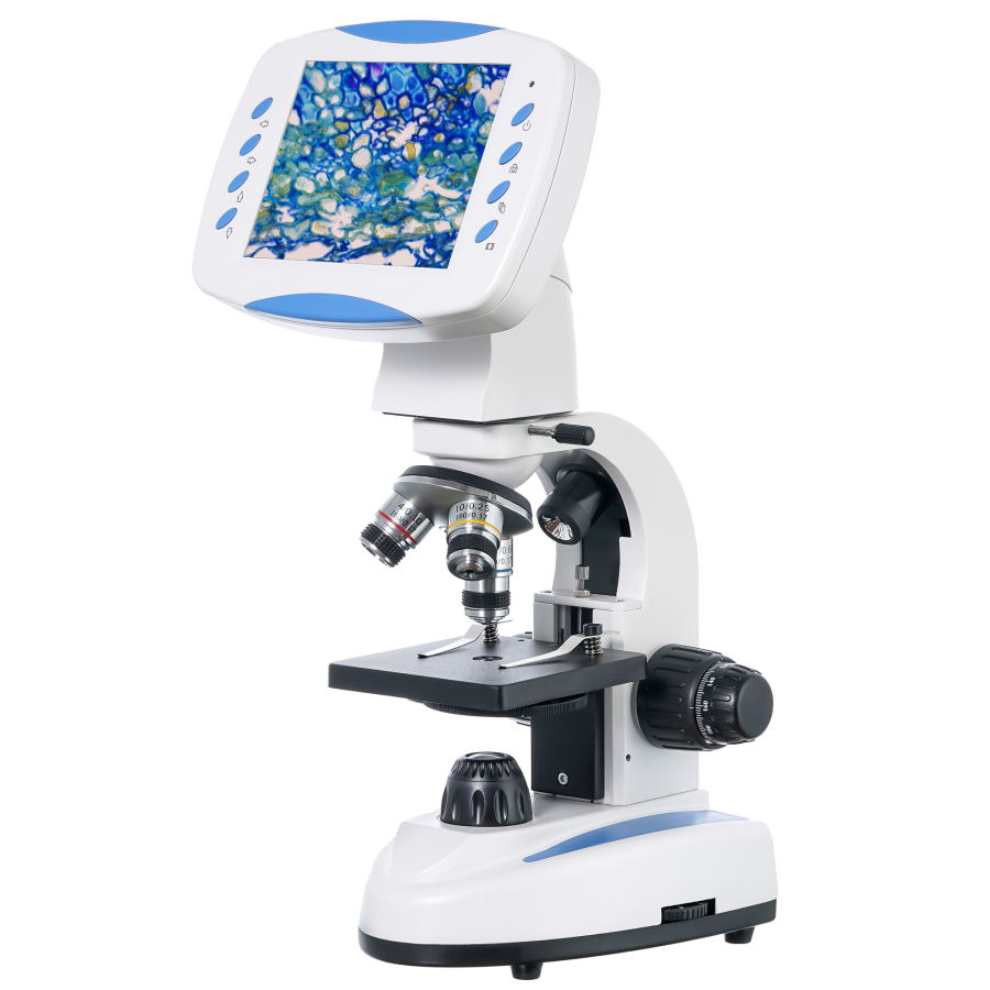 Микроскоп цифровой Levenhuk D80L LCD, монокулярный