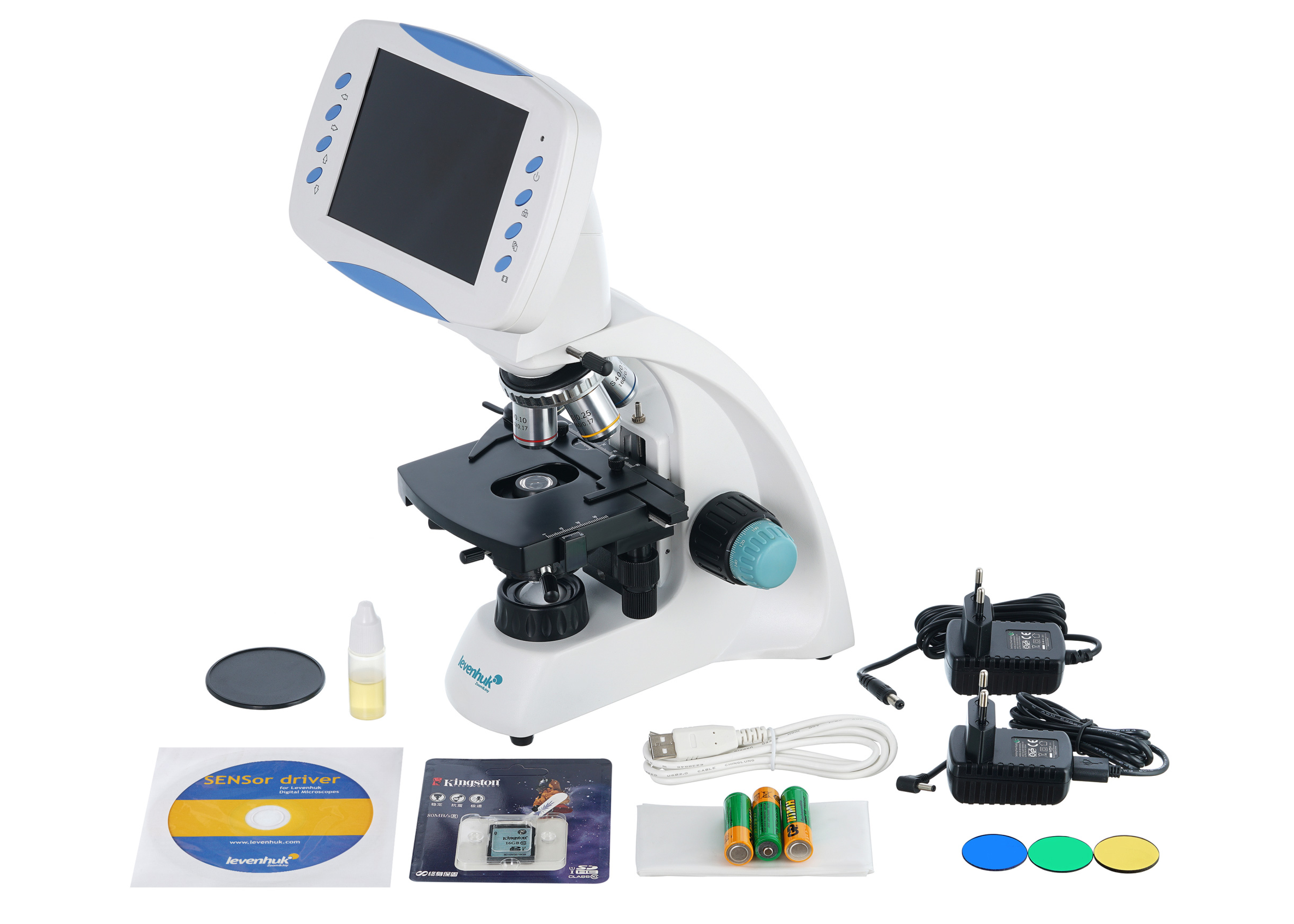 Микроскоп цифровой Levenhuk D400 LCD