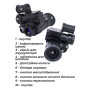 Монокуляр ночного видения с компасом и креплением на шлем Azimut NVG10