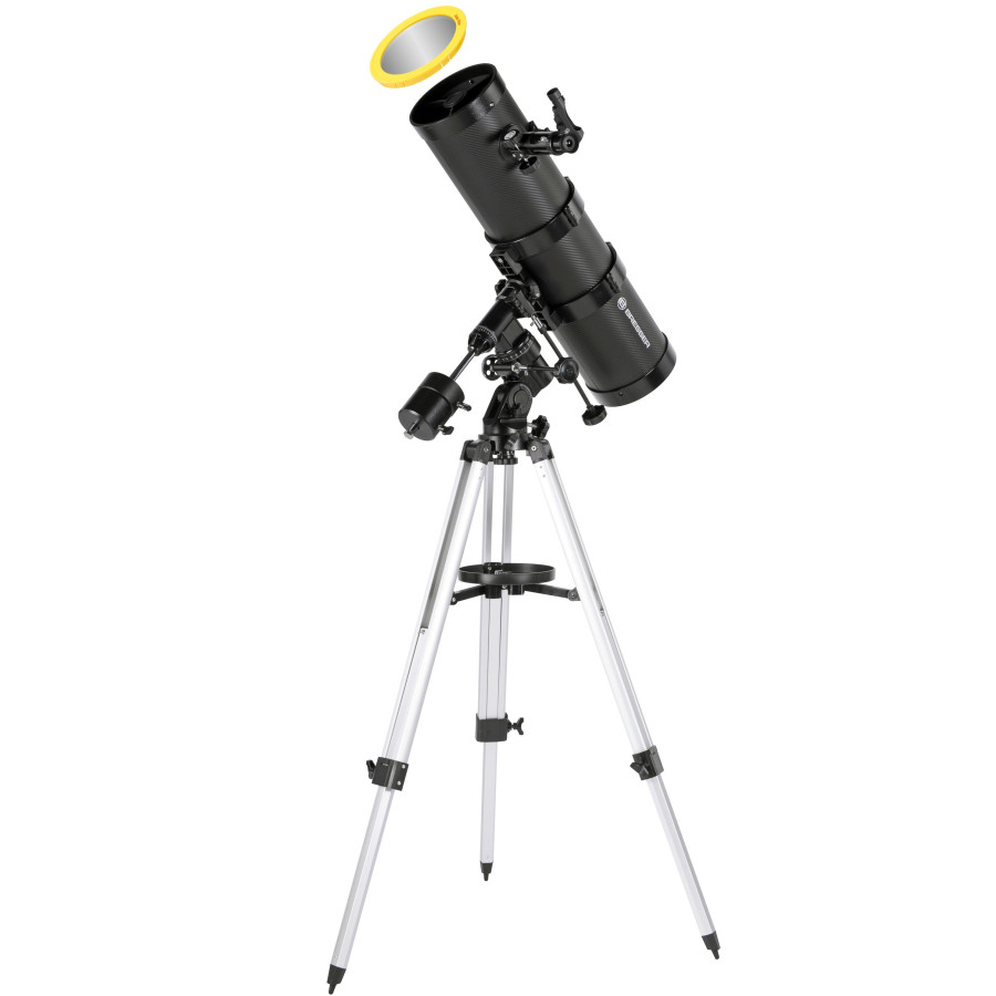 Телескоп Bresser Pollux 150/1400 EQ3 Carbon з сонячним фільтром та адаптером для смартфона