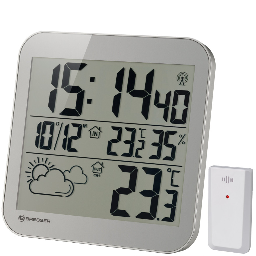 Метеостанція Bresser MyTime XL Silver
