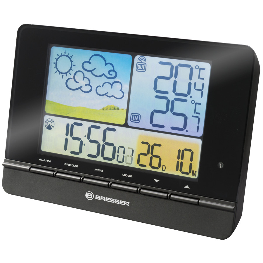 Метеостанція Bresser MeteoTrend Colour Black
