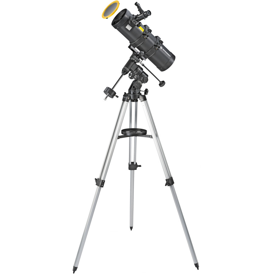 Телескоп Bresser Spica 130/1000 EQ3 Carbon з сонячним фільтром та адаптером для смартфона