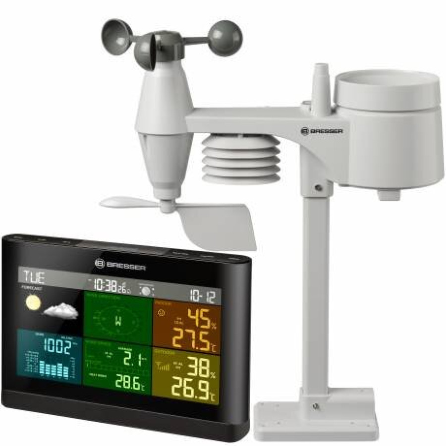 Метеостанція Bresser Weather Center 5-in-1 Comfort Colour Black