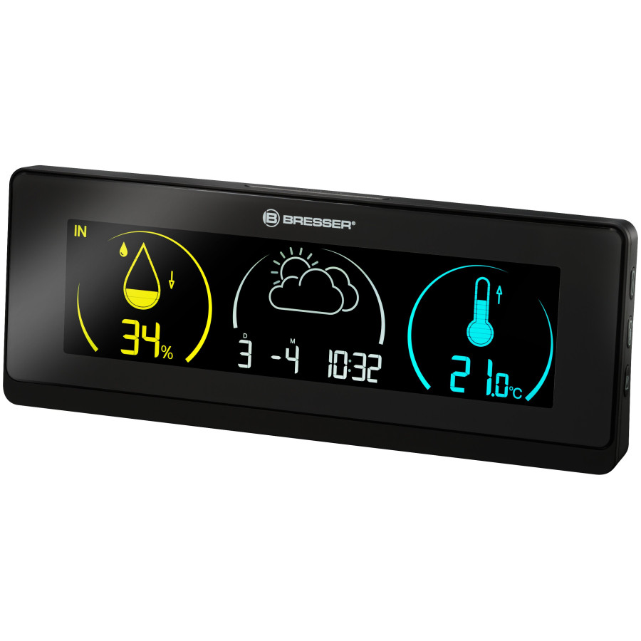 Метеостанція Bresser Colour Temeo Life Black
