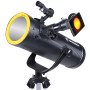Телескоп Bresser Solarix 114/500 AZ Carbon з сонячним фільтром та адаптером для смартфона